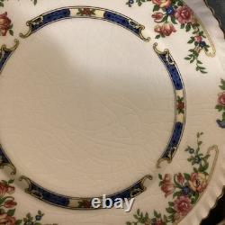Johnson Bros. England Eastbourne (Old English) Square Salad Plate c1949 Rare 12