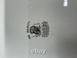 Johnson Bros England His Majesty Huge 20x 16 Oval Turkey Serving Platter