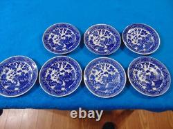 Johnson Bros England & Japan Blue Willow Lot Of 47 Pieces Very Nice Lot