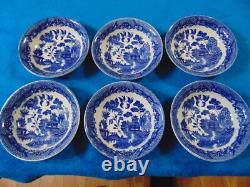 Johnson Bros England & Japan Blue Willow Lot Of 47 Pieces Very Nice Lot