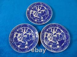 Johnson Bros England & Japan Blue Willow Lot Of 47 Pieces Very Nice Lot