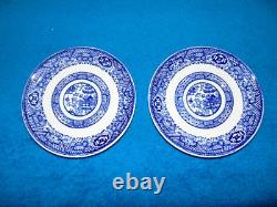 Johnson Bros England & Japan Blue Willow Lot Of 47 Pieces Very Nice Lot
