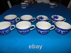 Johnson Bros England & Japan Blue Willow Lot Of 47 Pieces Very Nice Lot
