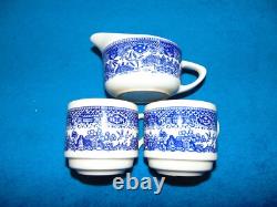 Johnson Bros England & Japan Blue Willow Lot Of 47 Pieces Very Nice Lot