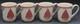Johnson Bros England Old Britain Castles Christmas Set Of 4 Mugs Cups 4