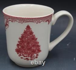 Johnson Bros England Old Britain Castles Christmas Set of 4 Mugs Cups 4
