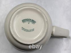 Johnson Bros England Old Britain Castles Christmas Set of 4 Mugs Cups 4