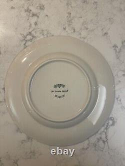 Johnson Bros. England Old Britain Castles Dinner Plates 10.5 Green Tree (2)