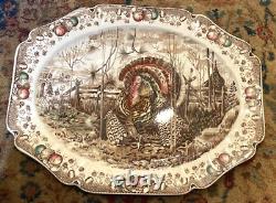 Johnson Bros England Oval Serving Platter His Majesty Huge 20 x 16 VTG