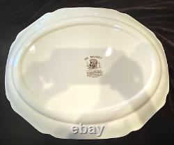 Johnson Bros England Oval Serving Platter His Majesty Huge 20 x 16 VTG