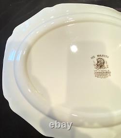 Johnson Bros England Oval Serving Platter His Majesty Huge 20 x 16 VTG