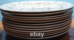 Johnson Bros England Thanksgiving 12 Plates Historic America Frozen Up