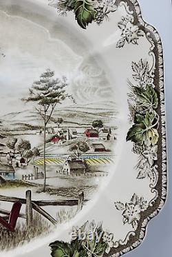 Johnson Bros England The Friendly Village Platter Roughly 20 x 16