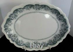 Johnson Bros England Wild Rose Pat Large 16 1/2d X 12 1/4w X 1 3/4h Platter