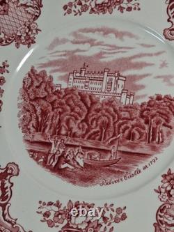 Johnson Bros Englandset 6 OLD BRITAIN CASTLESBelvoir Castle 1792SALAD PLATES