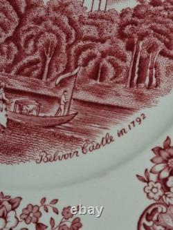 Johnson Bros Englandset 6 OLD BRITAIN CASTLESBelvoir Castle 1792SALAD PLATES