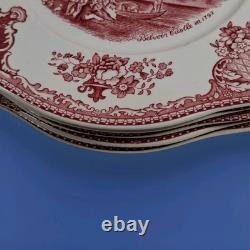 Johnson Bros Englandset 6 OLD BRITAIN CASTLESBelvoir Castle 1792SALAD PLATES