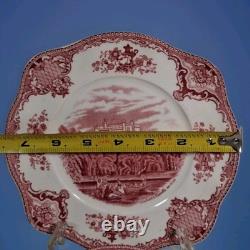 Johnson Bros Englandset 6 OLD BRITAIN CASTLESBelvoir Castle 1792SALAD PLATES