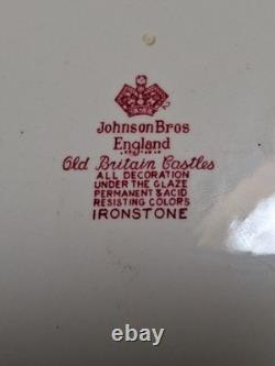 Johnson Bros Englandset 6 OLD BRITAIN CASTLESBelvoir Castle 1792SALAD PLATES