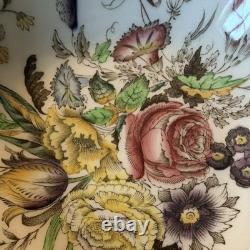 Johnson Bros F. B & Co Garden Bouquet 1 Set of 12 Rimmed Bowl 8 Windsor Ware EUC