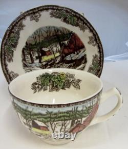 Johnson Bros FRIENDLY VILLAGE 20 Piece Dinnerware set, MIB UNUSED NICE SET