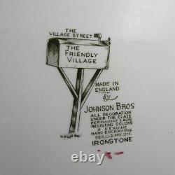 Johnson Bros FRIENDLY VILLAGE Buffet Plates Set of Six