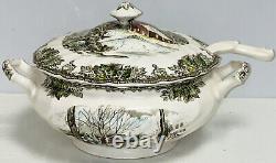 Johnson Bros FRIENDLY VILLAGE SOUP TUREEN WithCOVER & LADLE
