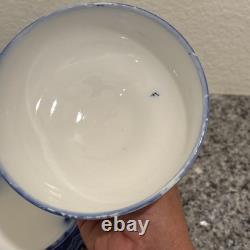 Johnson Bros Flow Blue Normandy Covered Butter Dish