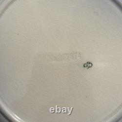 Johnson Bros Flow Blue Normandy Covered Butter Dish