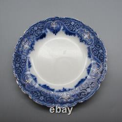 Johnson Bros Flow Blue Tokio Dinner Plates Set of Eight As-Is