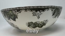 Johnson Bros Friendly Village 12 Large Round Salad Serving Bowl England HTF Vtg