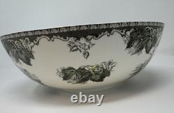 Johnson Bros Friendly Village 12 Large Round Salad Serving Bowl England HTF Vtg Johnson Bros Friendly Village 12 Large Round Salad Serving Bowl England HTF Vtg