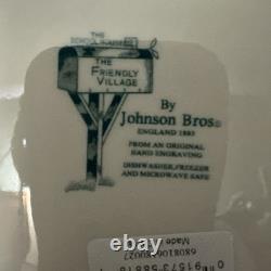Johnson Bros Friendly Village 28pc Place Settings New Open Box