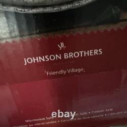 Johnson Bros Friendly Village 28pc Place Settings New Open Box