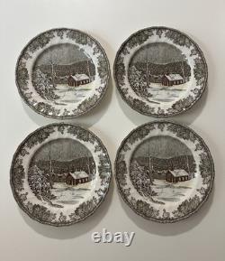 Johnson Bros. Friendly Village 32 Pc Set NEVER USED Vintage 1980s RARE