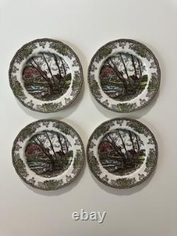 Johnson Bros. Friendly Village 32 Pc Set NEVER USED Vintage 1980s RARE