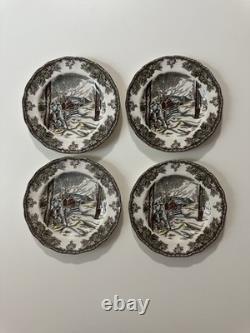 Johnson Bros. Friendly Village 32 Pc Set NEVER USED Vintage 1980s RARE