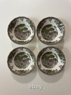 Johnson Bros. Friendly Village 32 Pc Set NEVER USED Vintage 1980s RARE