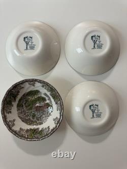 Johnson Bros. Friendly Village 32 Pc Set NEVER USED Vintage 1980s RARE