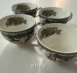 Johnson Bros. Friendly Village 32 Pc Set NEVER USED Vintage 1980s RARE