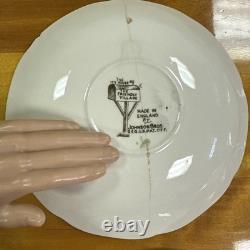 Johnson Bros Friendly Village 5 Piece Place Setting for 4 WithCreamer & Sugar VGC