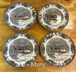 Johnson Bros Friendly Village 5 Piece Place Setting for 4 WithCreamer & Sugar VGC