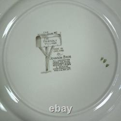 Johnson Bros Friendly Village 5 Piece Place Setting for 4 WithCreamer & Sugar VGC