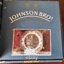 Johnson Bros Friendly Village Christmas Xmas 4 Plates 4 Mugs With Boxes