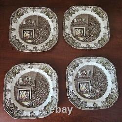 Johnson Bros Friendly Village Christmas Xmas 4 Plates 4 Mugs With Boxes