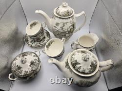 Johnson Bros Friendly Village Coffee Tea Cup 15 Pieces Creamer Sugar Gravy