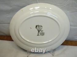 Johnson Bros Friendly Village Green Serving Platters Plates Harvest Time