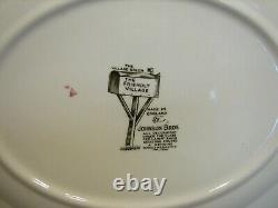 Johnson Bros Friendly Village Green Serving Platters Plates Harvest Time