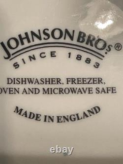 Johnson Bros Friendly Village Lot Egg Plate Sugar Creamer Ramekins England