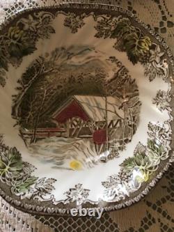 Johnson Bros Friendly Village Setting for 4 DinnerSaladSide PlatesBowls